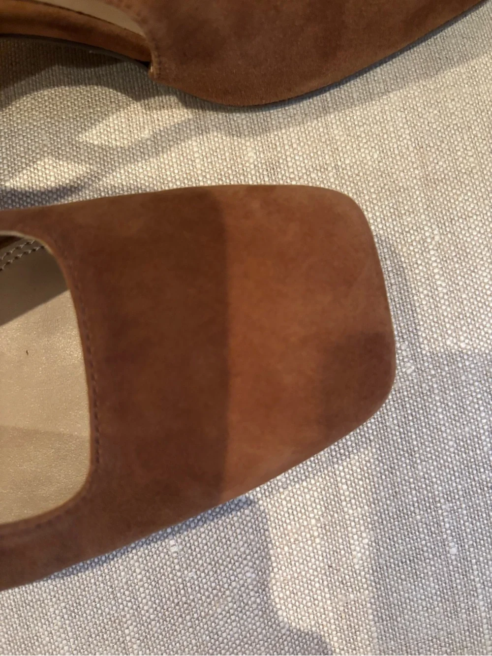 Naturalizer “Carmen” Suede Slingback Pumps